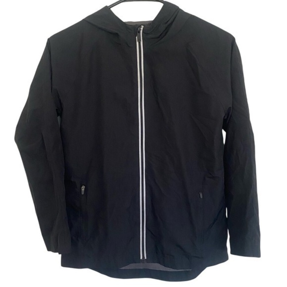 Bundle & Save KIDS BOYS SZ M WIND BREAKER BLACK REFLECTIVE ZIPPER LIGHT WEIGHT